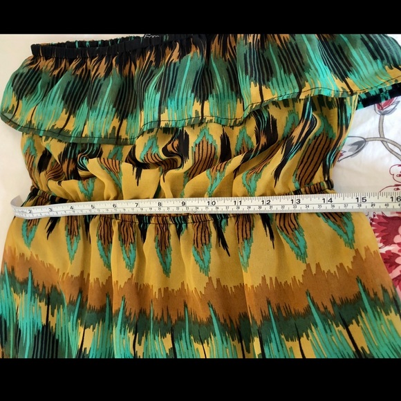 ✨ ✨ ‼️ LAST CHANCE! (To be donated) ‼️ ✨Forever 21 Strapless Unique Dress - Picture 5 of 8